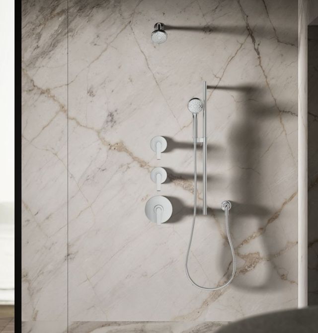 KOHLER® Awaken® B90 Polished Chrome 2.5 GPM 3-Function Showerhead-2