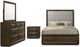 Coaster® Atlas 4-Piece Dark Oak Queen Panel Bedroom Set-0