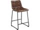 Elements International Seth Distressed Cappuccino Counter Stool-0