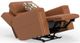 iAmerica Tuscany Whiskey Leather Power Lay Flat Recliner with Power Headrest-3
