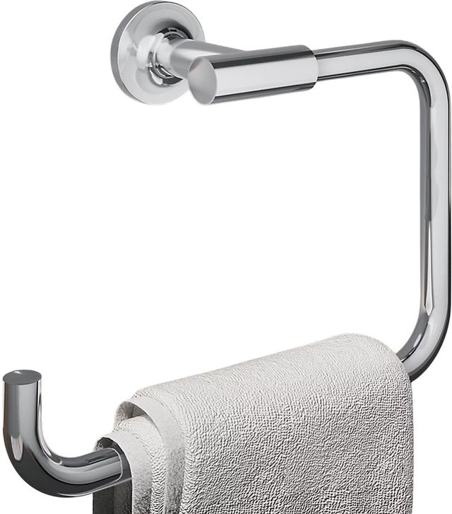 KOHLER® Purist® Polished Chrome Towel Ring-1