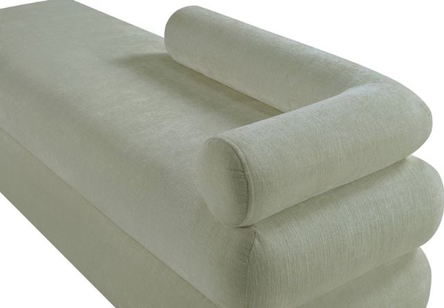 Meridian Furniture Kennedy Mint Chenille Fabric Bench-3