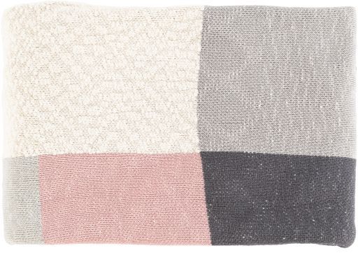 Surya Brickel Multi-Color 50"x60" Throw Blanket-0