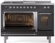 Ilve® Nostalgie II Series 48" Graphite Matte Pro Style Dual Fuel Range-2