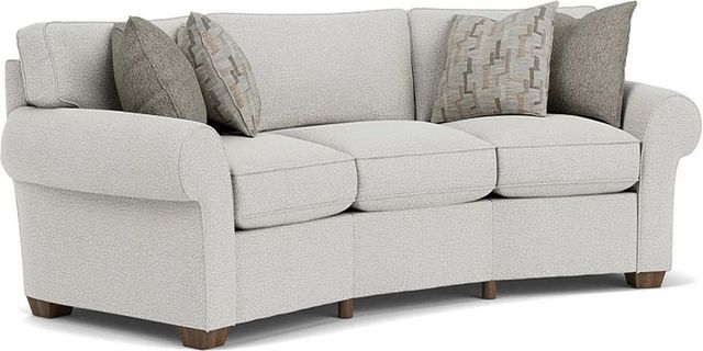 Flexsteel® Vail Silver Glacier Conversation Sofa-0