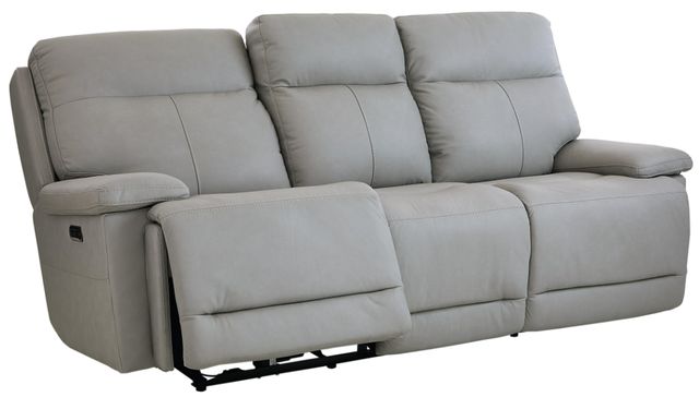 Bassett® Furniture Club Level Fletcher Gray Power Reclining Sofa-0