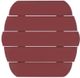 Linon Adirondack Red Wooden Outdoor End Table-4