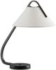 Currey & Company Frey Off-White/Satin Black Desk Lamp-1