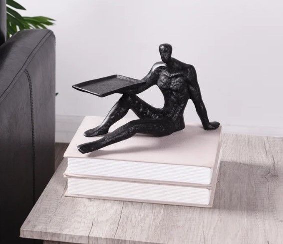 Stylecraft Black Tray Man Home Décor-3