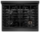ZLINE Paramount 30" Black Satin Stainless Steel Gas Rangetop with 4 Burners and Porcelain Cooktop -2