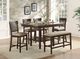 Homelegance® Balin Dark Brown Counter Height Chair-3