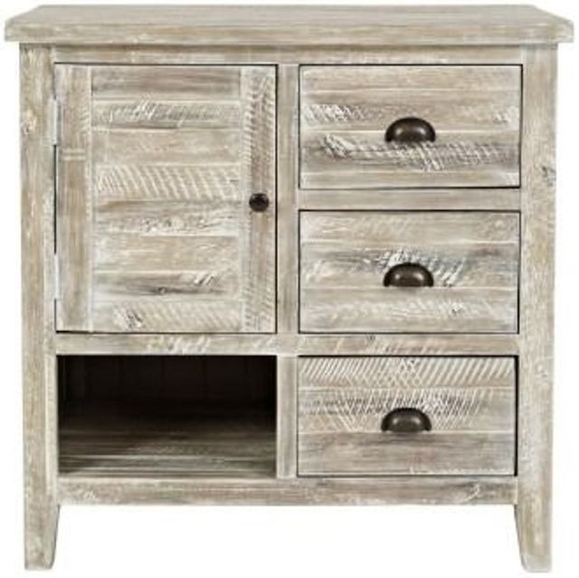 Jofran Inc. Artisan's Craft Washed Gray Accent Chest-1