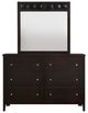 Coaster® Carlton Cappuccino Dresser and Mirror-1