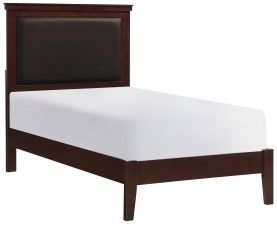 Mazin Furniture Seabright Cherry Twin Bed-1