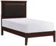 Mazin Furniture Seabright Cherry Twin Bed-1