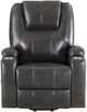ACME Furniture Evander Gunmetal Power Lift Recliner and Massage-4