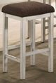 Furniture of America® Bingham Antique White/Dark Brown Counter Stool-0