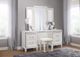 Mazin Furniture Tamsin White Metallic Vanity Set-4