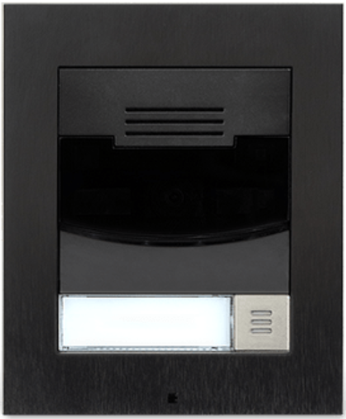 Savant® Surface Mount Single Height Black Door Station-DOR-SMB-00
