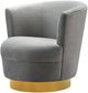 TOV Furniture Noah Grey Swivel Chair-2