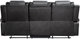 Homelegance® Briscoe Dark Gray/Light Gray Manual Double Reclining Sofa with Center Drop-Down Cup Holders-4