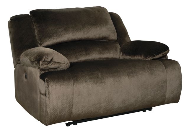 Signature Design by Ashley® Clonmel Chocolate Zero Wall Power Wide Recliner-1