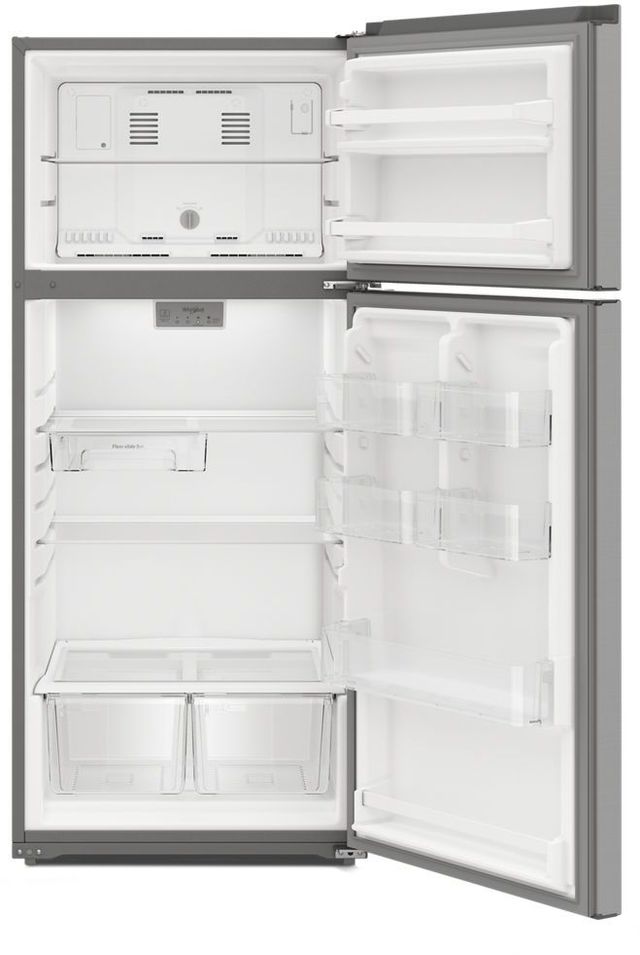 Whirlpool® 28 in.16.3 Cu. Ft. Stainless Steel Top Freezer Refrigerator-2