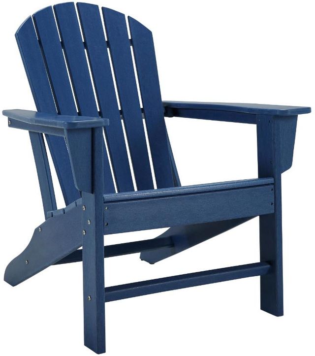 Signature Design by Ashley® Sundown Treasure 3-Piece Blue Outdoor Seating Set-1