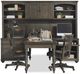 aspenhome® Oxford 6-Piece Peppercorn Modular Desk-1