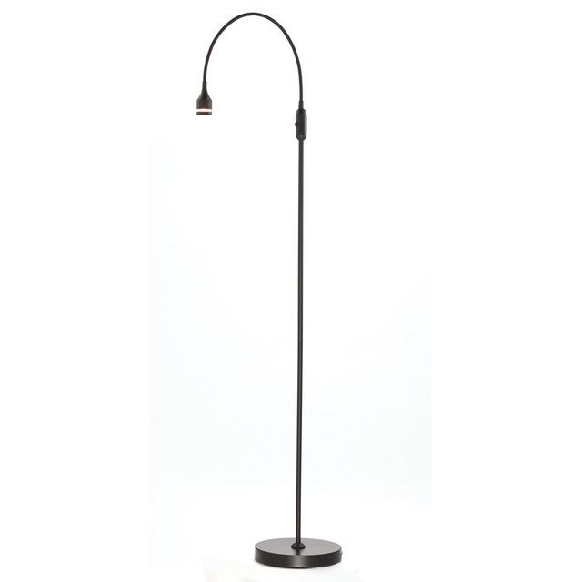 Adesso® Prospect Matte Black LED Floor Lamp-0