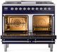 Ilve® Nostalgie II Series 40" Midnight Blue Pro Style Dual Fuel Range-1