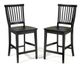 homestyles® Arts & Crafts Black Counter Height Stool-1
