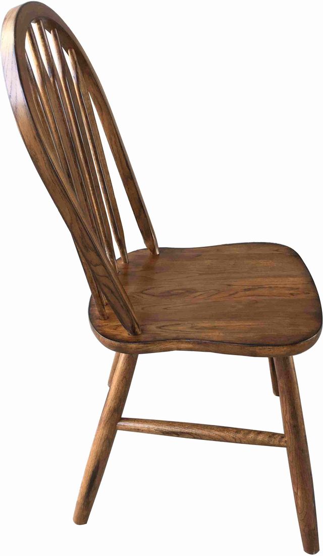 TEI Burnished Walnut Arrowback Side Chair-1