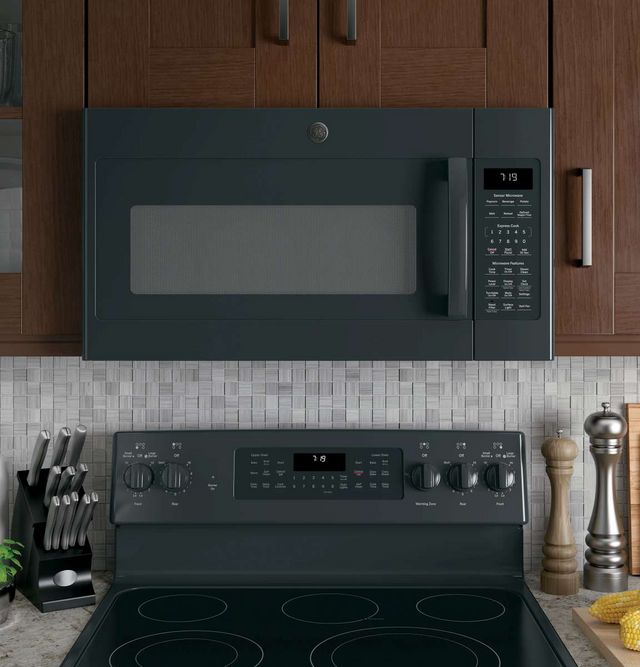 GE® Series 1.9 Cu. Ft. Black Over The Range Microwave-2