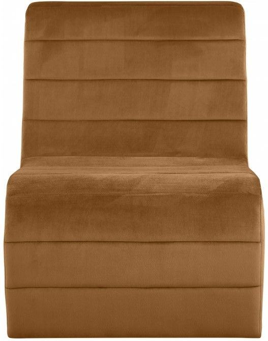 Meridian Furniture Ivy Saddle Velvet Accent Chair-1