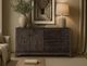 International Furniture Direct Atenas Dark Brown Console-1