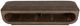 International Furniture Direct Balam Stained Brown Bench-4