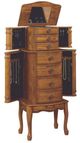 Powell® Sylvia Woodland Oak Jewelry Armoire-0