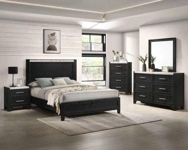 Crown Mark Lamar Black Dresser-1