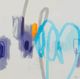 Stylecraft Count on It Blue/Gray/Light Gray/Orange/Purple Wall Art-1