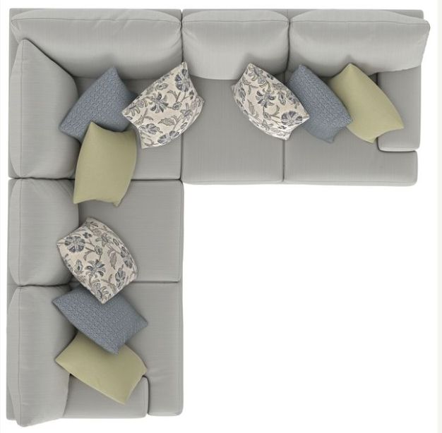 Jackson Furniture Stockbridge 3-Piece Slate L-Shape Sectional-3