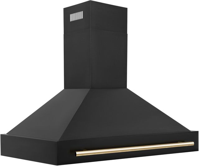 ZLINE Autograph Edition 48" Black Stainless Steel Wall Mounted Range Hood-0