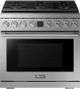 Dacor® Transitional Style Collection 36" Silver Stainless Steel Freestanding Natural Gas/Liquid Propane Gas Range-0