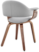 Armen Living Adalyn Walnut Dining Chair-2