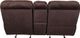 Porter International Designs Ramsey Chocolate Triple Power Reclining Loveseat-4
