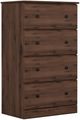 Perdue Woodworks 15,000 Essential Brown/Gray 26" 4-Drawer Chest-0