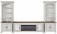 Legends Home Americana Whiskey/White Bookcase Pier-5