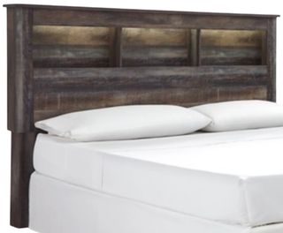 Signature Design by Ashley® Drystan Brown California King/King Bookcase Headboard