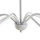 Olliix by Hampton Hill Brighton Distressed White 6-Light Farmhouse Chandelier-3