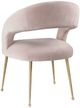 TOV Furniture Rocco Blush Velvet Dining Chair-2